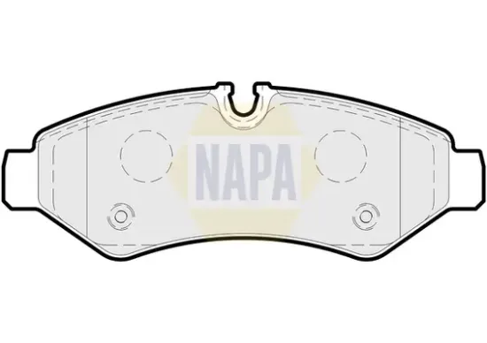 Bremsbelagsatz, Scheibenbremse Hinterachse NAPA NBP1652 Bild Bremsbelagsatz, Scheibenbremse Hinterachse NAPA NBP1652