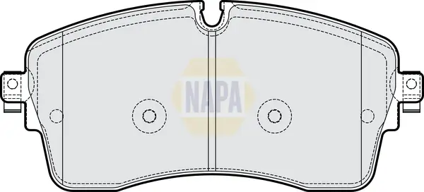 Bremsbelagsatz, Scheibenbremse Vorderachse NAPA NBP1654