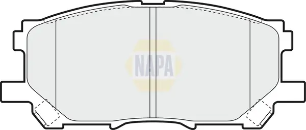 Bremsbelagsatz, Scheibenbremse Vorderachse NAPA NBP1736