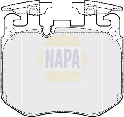 Bremsbelagsatz, Scheibenbremse Vorderachse NAPA NBP1792