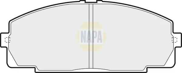 Bremsbelagsatz, Scheibenbremse Vorderachse NAPA NBP1806