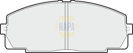Bremsbelagsatz, Scheibenbremse Vorderachse NAPA NBP1806 Bild Bremsbelagsatz, Scheibenbremse Vorderachse NAPA NBP1806