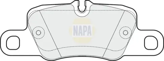 Bremsbelagsatz, Scheibenbremse Hinterachse NAPA NBP1841 Bild Bremsbelagsatz, Scheibenbremse Hinterachse NAPA NBP1841