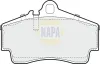 Bremsbelagsatz, Scheibenbremse Hinterachse NAPA NBP1860