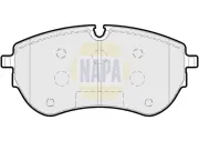 Bremsbelagsatz, Scheibenbremse Vorderachse NAPA NBP1915