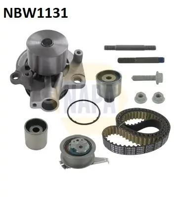 Wasserpumpe + Zahnriemensatz NAPA NBW1131 Bild Wasserpumpe + Zahnriemensatz NAPA NBW1131