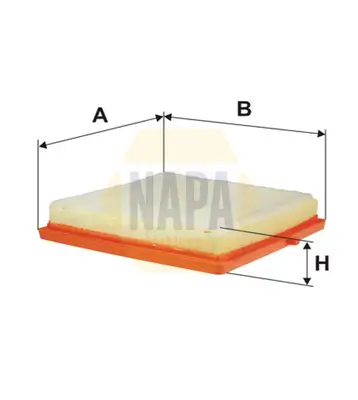 Luftfilter NAPA NFA1256 Bild Luftfilter NAPA NFA1256