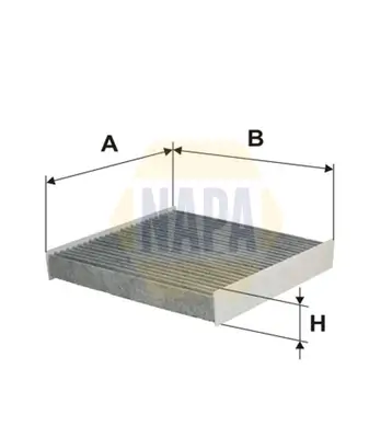 Filter, Innenraumluft NAPA NFC4036 Bild Filter, Innenraumluft NAPA NFC4036