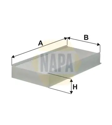 Filter, Innenraumluft NAPA NFC4041 Bild Filter, Innenraumluft NAPA NFC4041