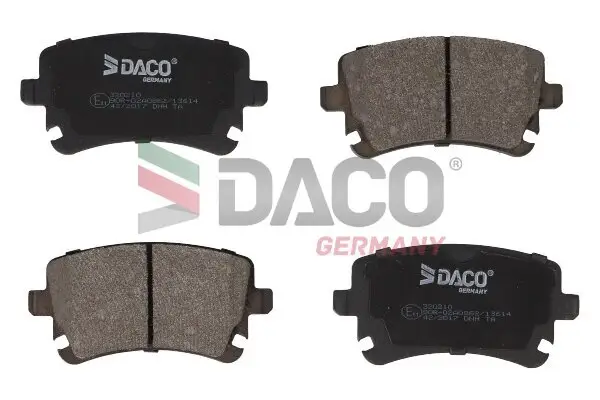 Bremsbelagsatz, Scheibenbremse DACO Germany 320210