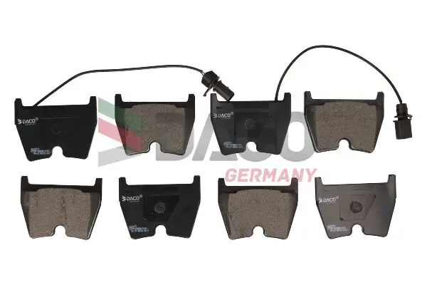 Bremsbelagsatz, Scheibenbremse Vorderachse DACO Germany 320212