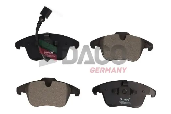 Bremsbelagsatz, Scheibenbremse Vorderachse DACO Germany 320220