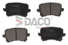 Bremsbelagsatz, Scheibenbremse Hinterachse DACO Germany 320232
