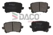 Bremsbelagsatz, Scheibenbremse Hinterachse DACO Germany 320232