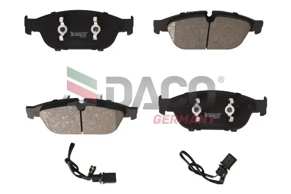 Bremsbelagsatz, Scheibenbremse Vorderachse DACO Germany 320233