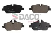 Bremsbelagsatz, Scheibenbremse Vorderachse DACO Germany 320303