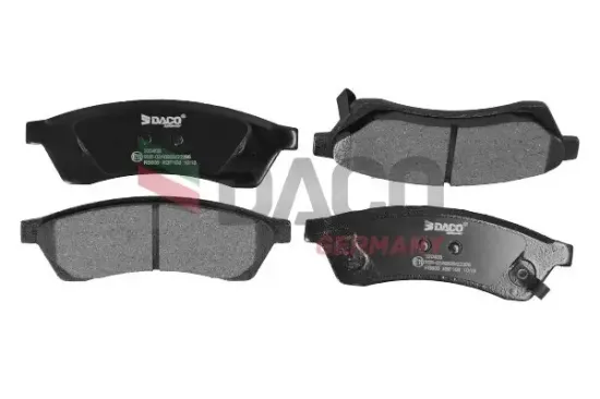Bremsbelagsatz, Scheibenbremse Hinterachse DACO Germany 320408 Bild Bremsbelagsatz, Scheibenbremse Hinterachse DACO Germany 320408
