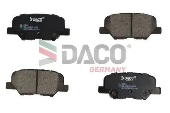 Bremsbelagsatz, Scheibenbremse DACO Germany 320604 Bild Bremsbelagsatz, Scheibenbremse DACO Germany 320604