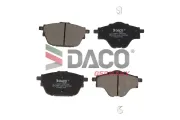 Bremsbelagsatz, Scheibenbremse Hinterachse DACO Germany 320617
