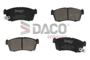 Bremsbelagsatz, Scheibenbremse Vorderachse DACO Germany 320703