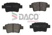 Bremsbelagsatz, Scheibenbremse Hinterachse DACO Germany 320910