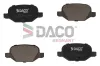 Bremsbelagsatz, Scheibenbremse Hinterachse DACO Germany 320911