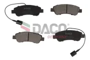 Bremsbelagsatz, Scheibenbremse DACO Germany 320915