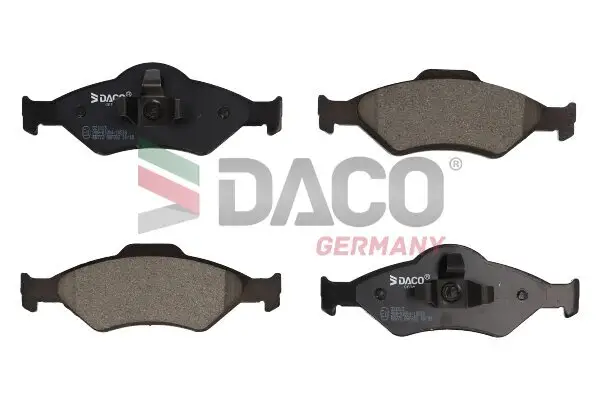 Bremsbelagsatz, Scheibenbremse Vorderachse DACO Germany 321013