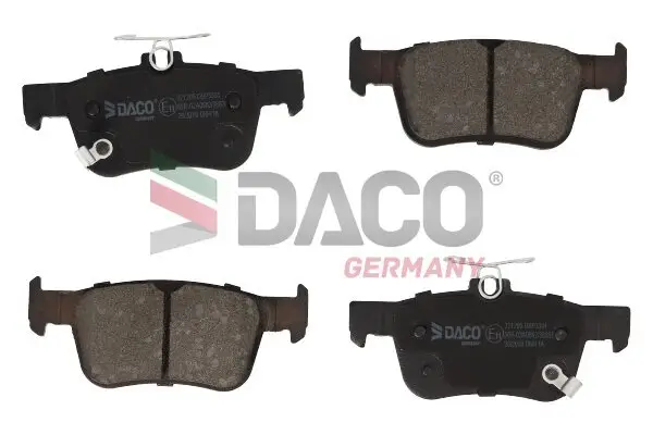 Bremsbelagsatz, Scheibenbremse DACO Germany 321205