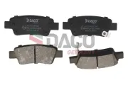 Bremsbelagsatz, Scheibenbremse Hinterachse DACO Germany 321216