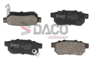 Bremsbelagsatz, Scheibenbremse Hinterachse DACO Germany 321231