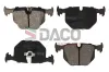 Bremsbelagsatz, Scheibenbremse Hinterachse DACO Germany 321518