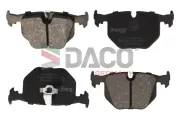Bremsbelagsatz, Scheibenbremse Hinterachse DACO Germany 321518