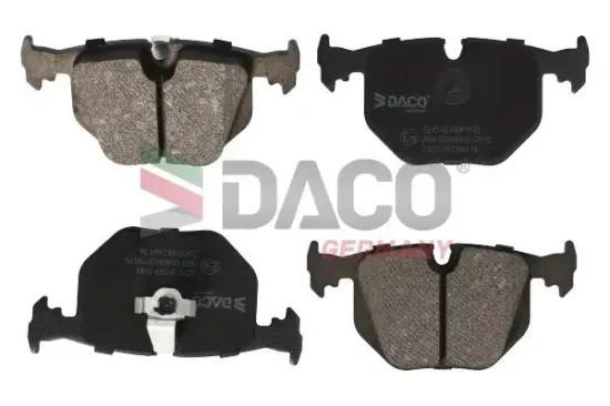 Bremsbelagsatz, Scheibenbremse Hinterachse DACO Germany 321518 Bild Bremsbelagsatz, Scheibenbremse Hinterachse DACO Germany 321518
