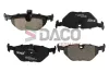 Bremsbelagsatz, Scheibenbremse Hinterachse DACO Germany 321520