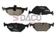 Bremsbelagsatz, Scheibenbremse Hinterachse DACO Germany 321520
