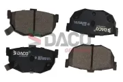 Bremsbelagsatz, Scheibenbremse Hinterachse DACO Germany 321710