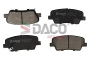 Bremsbelagsatz, Scheibenbremse Hinterachse DACO Germany 321727