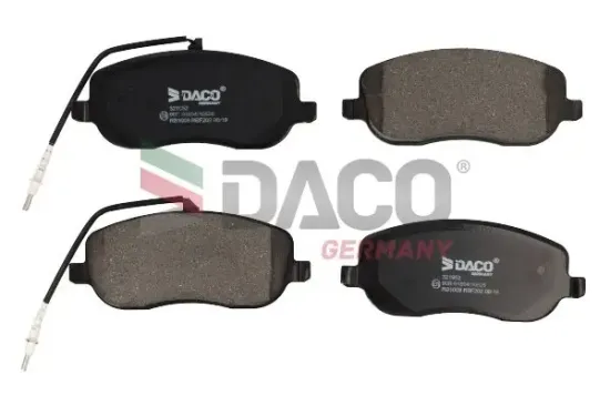 Bremsbelagsatz, Scheibenbremse Vorderachse DACO Germany 321952 Bild Bremsbelagsatz, Scheibenbremse Vorderachse DACO Germany 321952