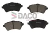 Bremsbelagsatz, Scheibenbremse Vorderachse DACO Germany 322012