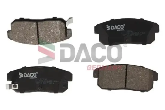 Bremsbelagsatz, Scheibenbremse Hinterachse DACO Germany 322210 Bild Bremsbelagsatz, Scheibenbremse Hinterachse DACO Germany 322210