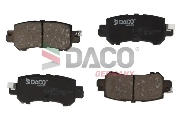 Bremsbelagsatz, Scheibenbremse Hinterachse DACO Germany 322249
