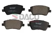 Bremsbelagsatz, Scheibenbremse Vorderachse DACO Germany 322258