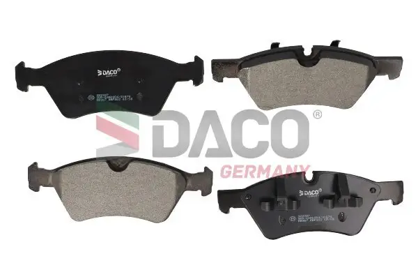 Bremsbelagsatz, Scheibenbremse Vorderachse DACO Germany 322327