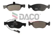 Bremsbelagsatz, Scheibenbremse Vorderachse DACO Germany 322338
