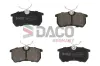 Bremsbelagsatz, Scheibenbremse Hinterachse DACO Germany 322550