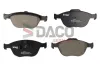 Bremsbelagsatz, Scheibenbremse Vorderachse DACO Germany 322560
