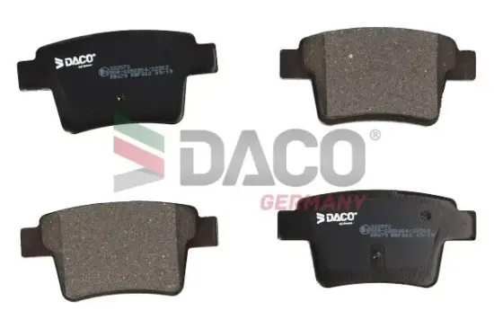 Bremsbelagsatz, Scheibenbremse Hinterachse DACO Germany 322573 Bild Bremsbelagsatz, Scheibenbremse Hinterachse DACO Germany 322573