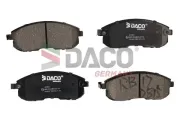 Bremsbelagsatz, Scheibenbremse Vorderachse DACO Germany 322602