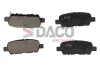 Bremsbelagsatz, Scheibenbremse Hinterachse DACO Germany 322605